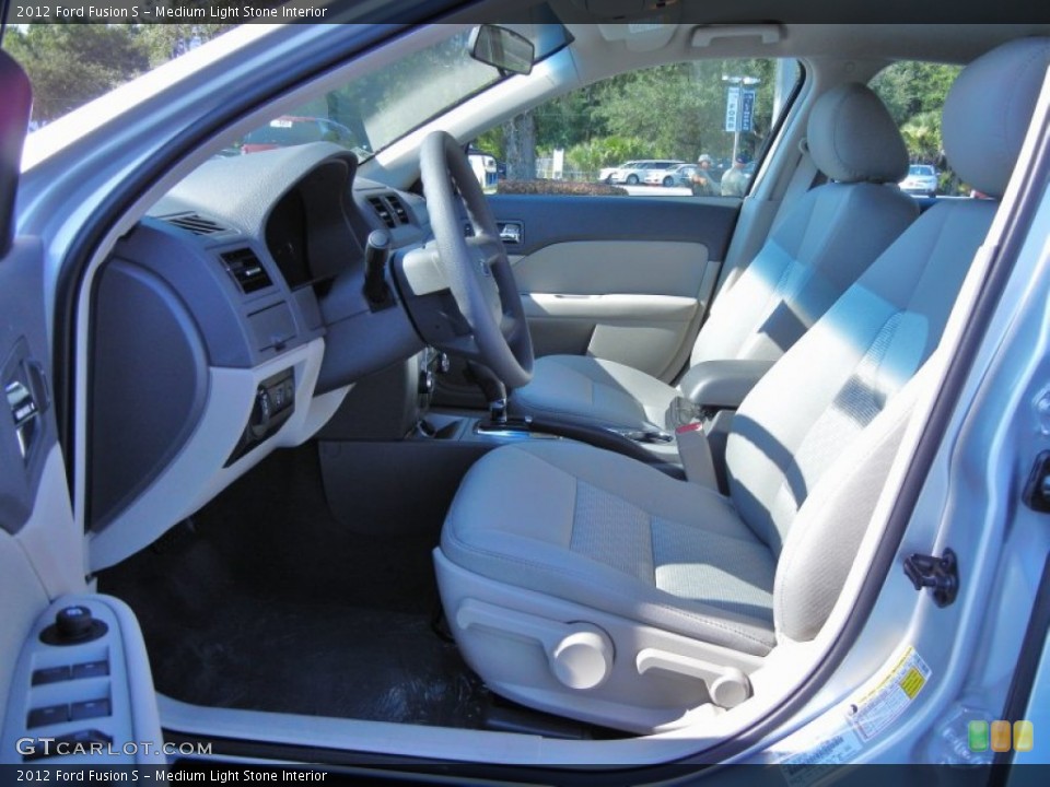Medium Light Stone Interior Photo for the 2012 Ford Fusion S #52058621