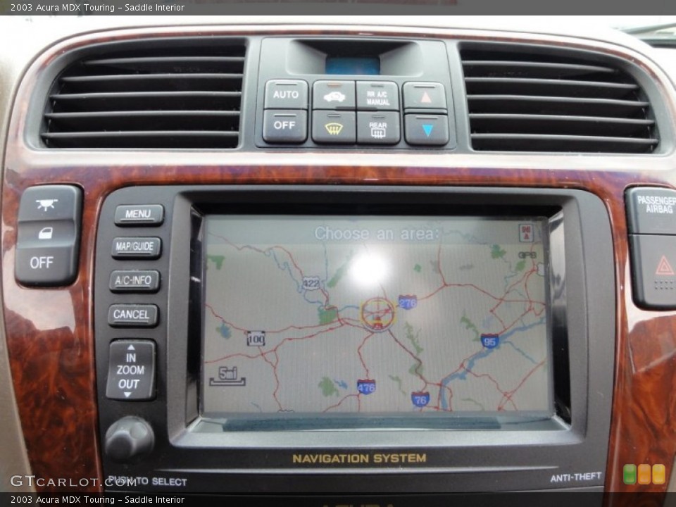 Saddle Interior Navigation for the 2003 Acura MDX Touring #52061792