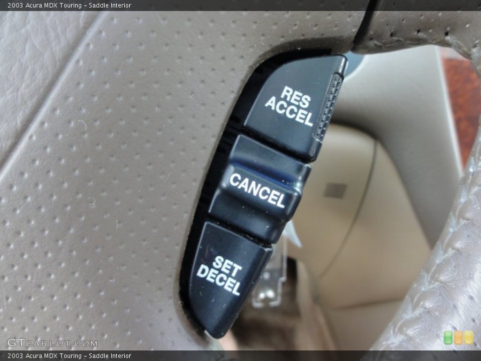 Saddle Interior Controls for the 2003 Acura MDX Touring #52061897