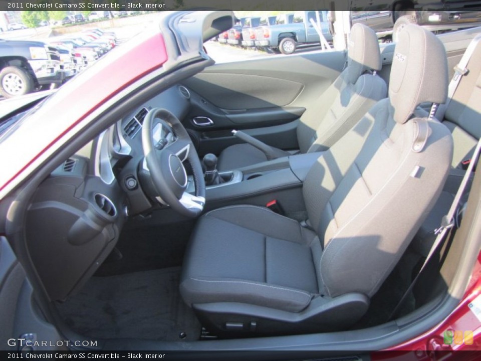 Black Interior Photo for the 2011 Chevrolet Camaro SS Convertible #52066151