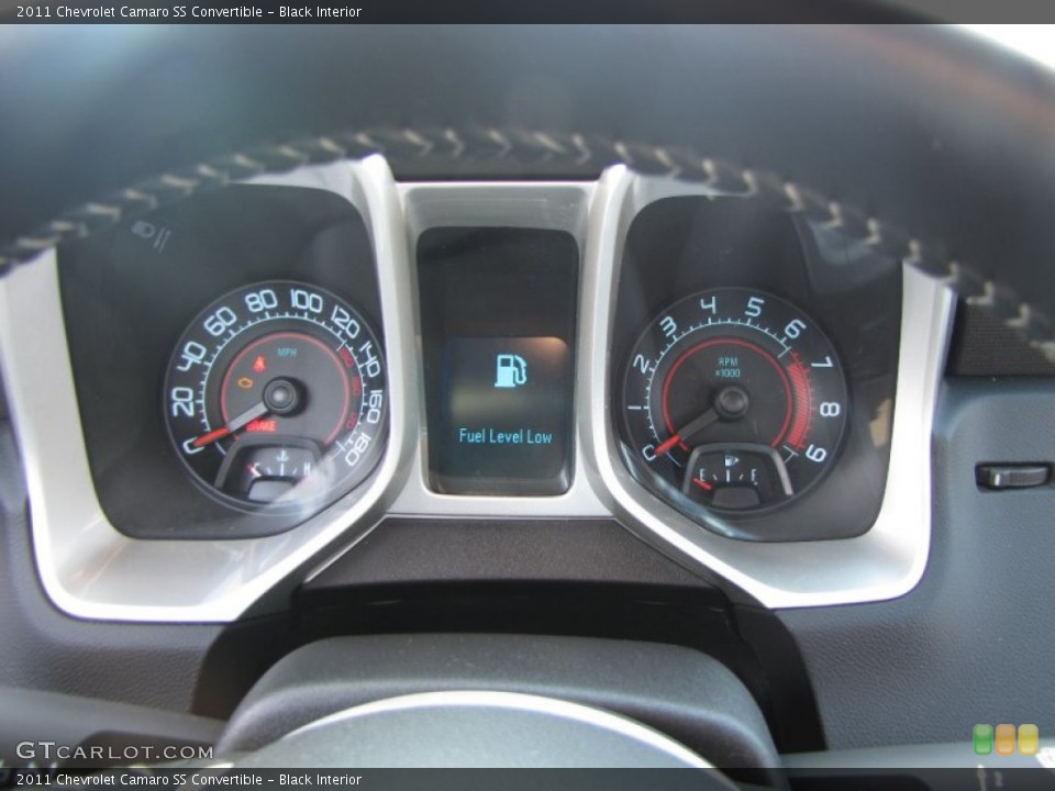 Black Interior Gauges for the 2011 Chevrolet Camaro SS Convertible #52066262