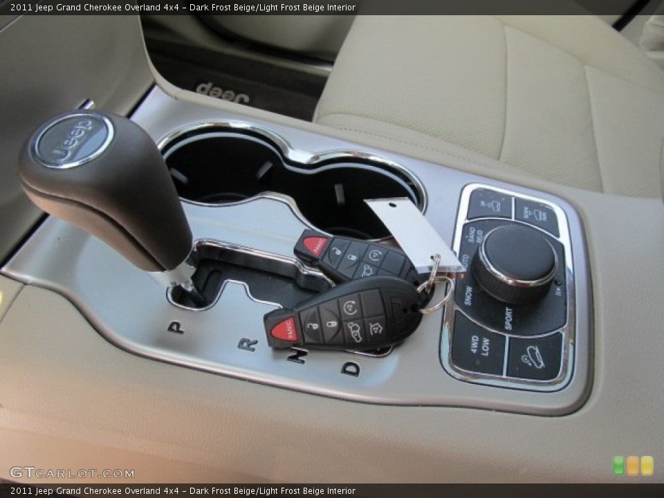 Dark Frost Beige/Light Frost Beige Interior Transmission for the 2011 Jeep Grand Cherokee Overland 4x4 #52070129