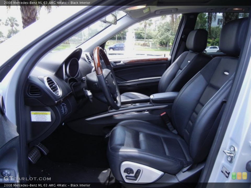 Black Interior Photo for the 2008 Mercedes-Benz ML 63 AMG 4Matic #52074572
