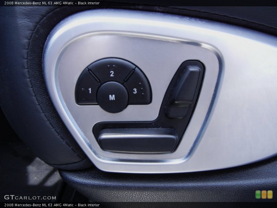 Black Interior Controls for the 2008 Mercedes-Benz ML 63 AMG 4Matic #52074587