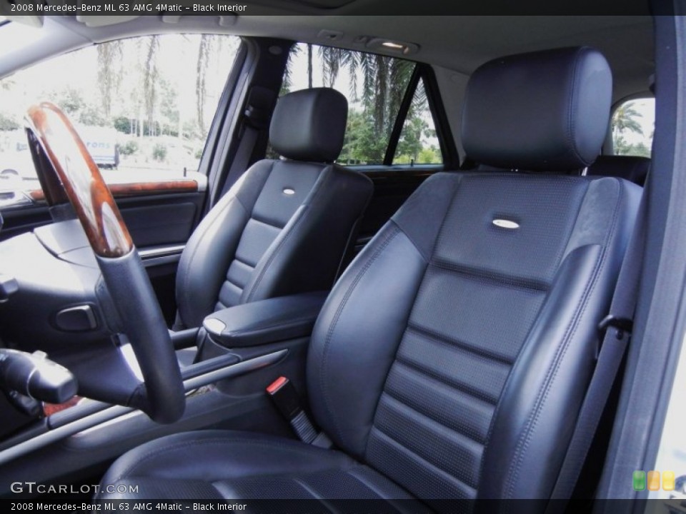 Black Interior Photo for the 2008 Mercedes-Benz ML 63 AMG 4Matic #52074605