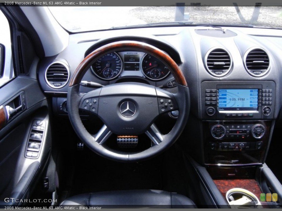 Black Interior Steering Wheel for the 2008 Mercedes-Benz ML 63 AMG 4Matic #52074722