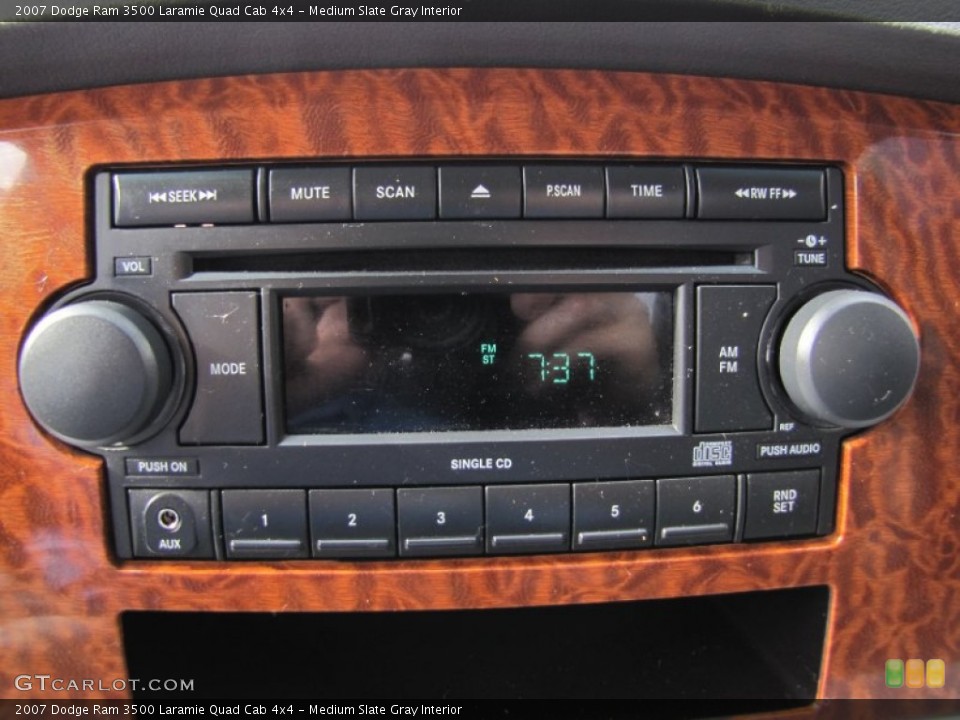 Medium Slate Gray Interior Controls for the 2007 Dodge Ram 3500 Laramie Quad Cab 4x4 #52075694