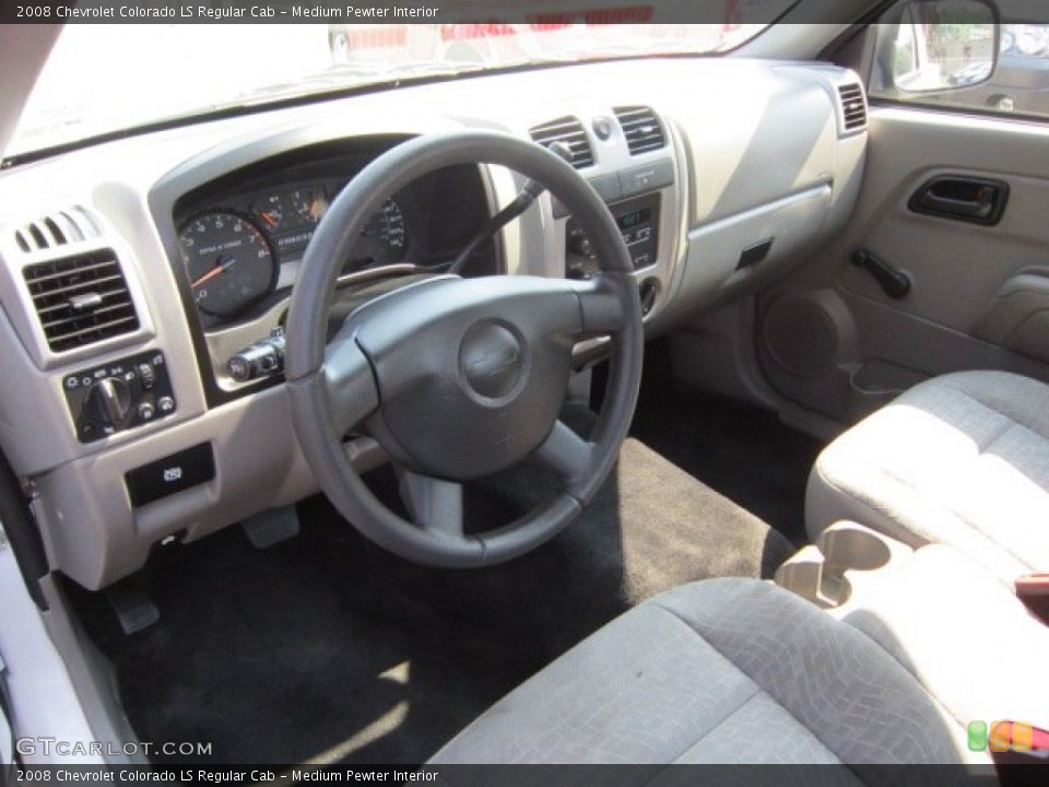 Medium Pewter Interior Prime Interior for the 2008 Chevrolet Colorado LS Regular Cab #52076240