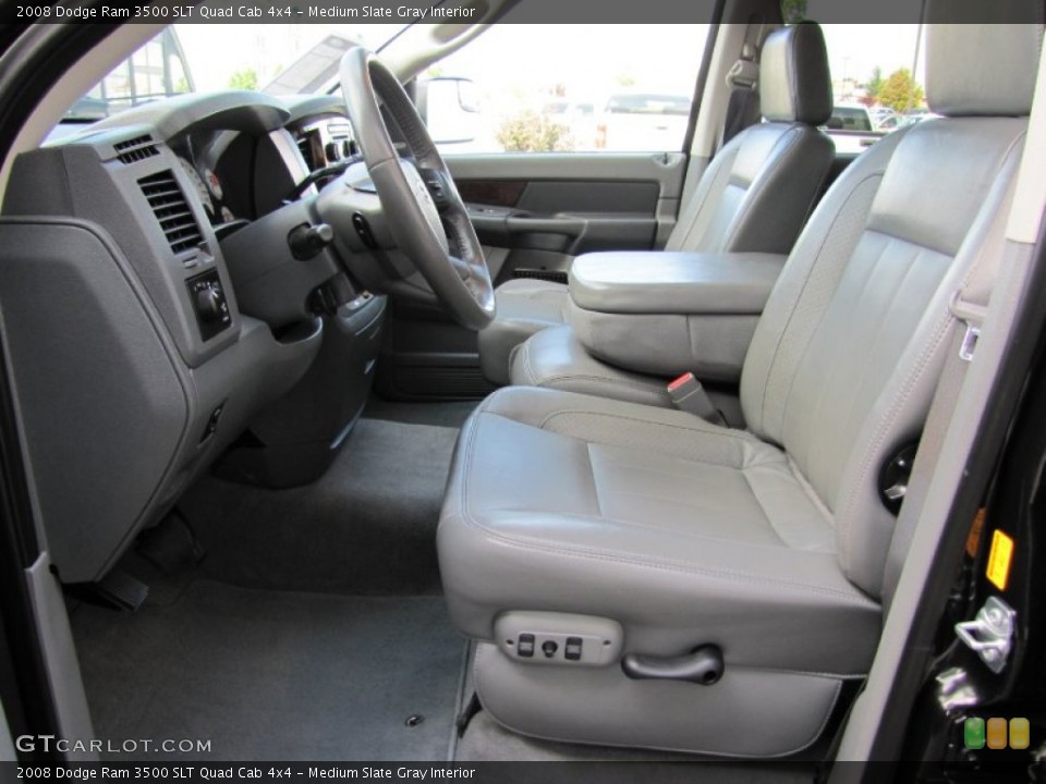 Medium Slate Gray Interior Photo for the 2008 Dodge Ram 3500 SLT Quad Cab 4x4 #52076594