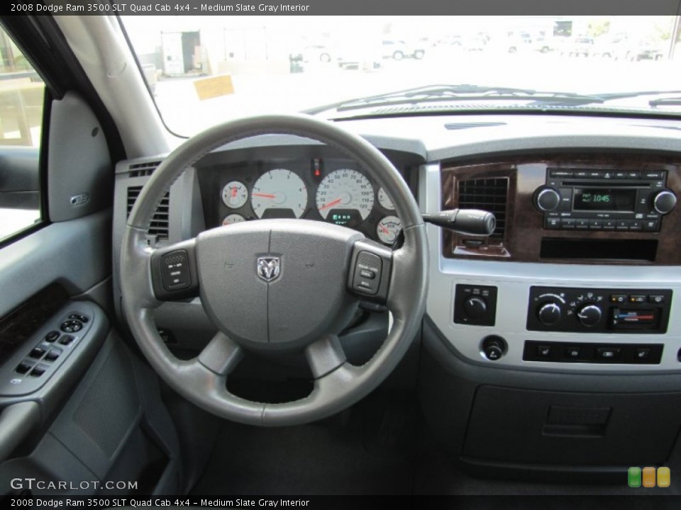 Medium Slate Gray Interior Dashboard for the 2008 Dodge Ram 3500 SLT Quad Cab 4x4 #52076621