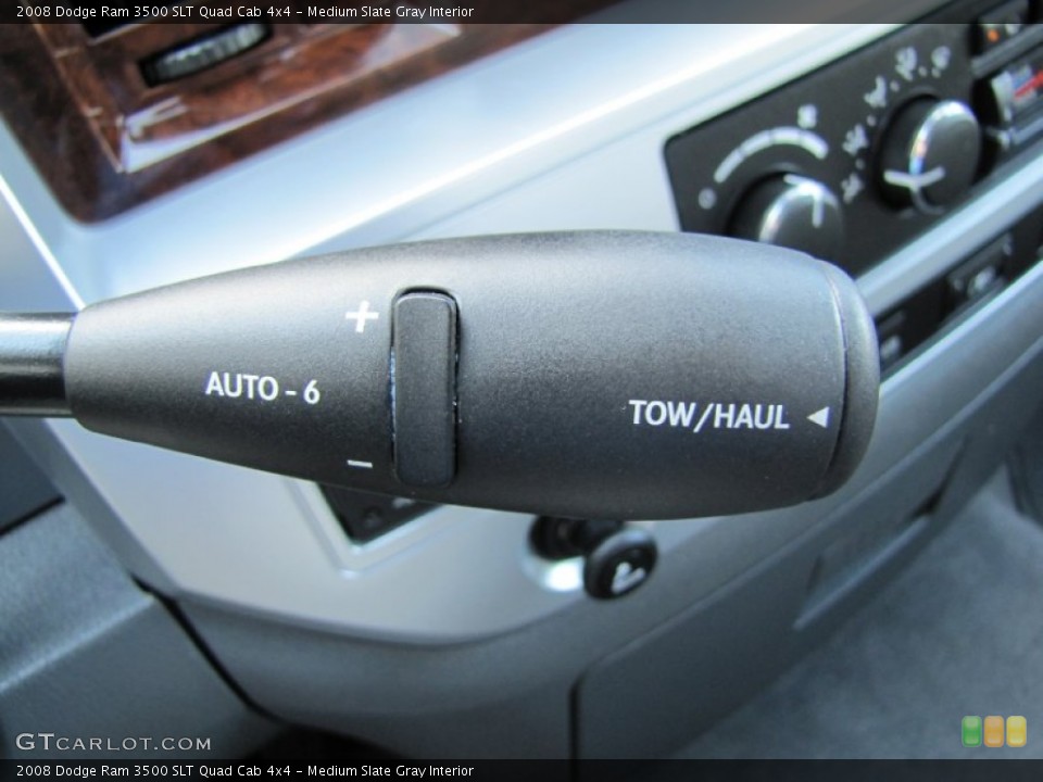 Medium Slate Gray Interior Controls for the 2008 Dodge Ram 3500 SLT Quad Cab 4x4 #52076768