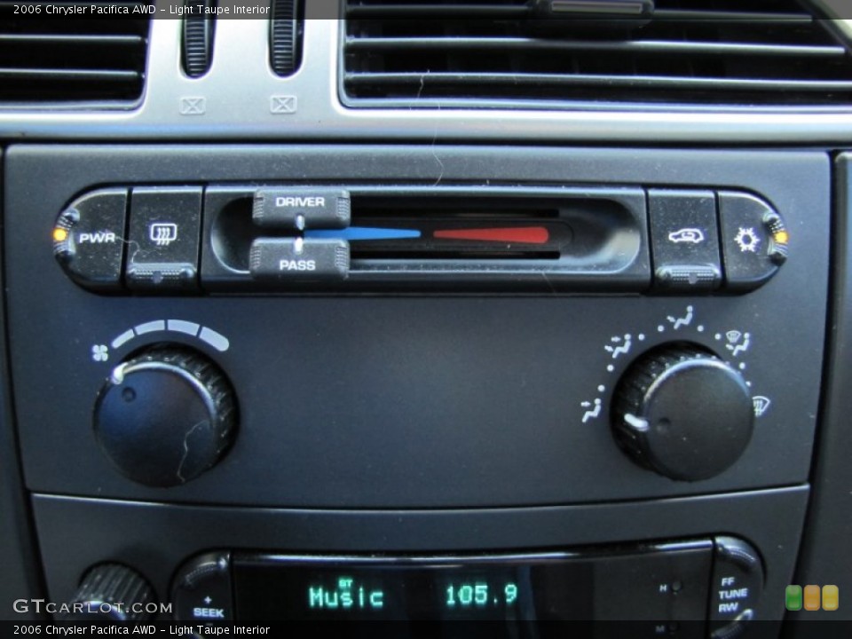 Light Taupe Interior Controls for the 2006 Chrysler Pacifica AWD #52077240