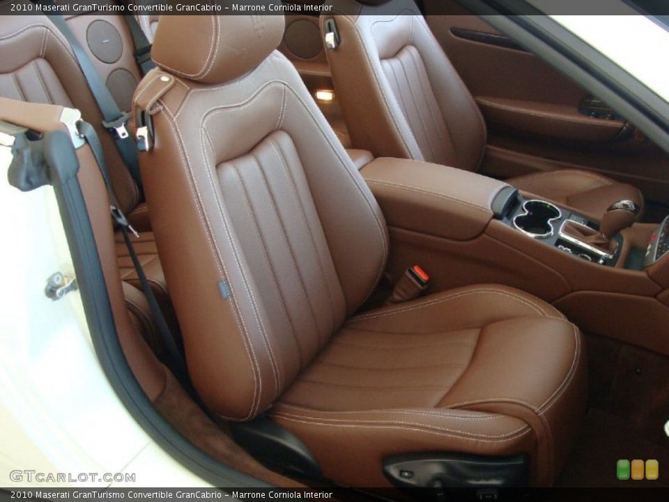 Marrone Corniola Interior Photo for the 2010 Maserati GranTurismo Convertible GranCabrio #52077263
