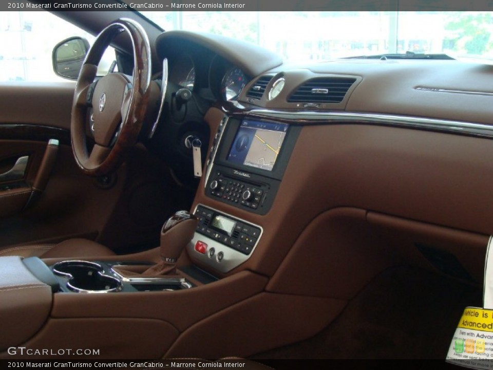 Marrone Corniola Interior Dashboard for the 2010 Maserati GranTurismo Convertible GranCabrio #52077269
