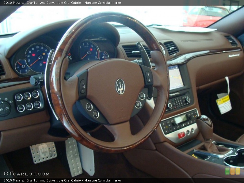 Marrone Corniola Interior Dashboard for the 2010 Maserati GranTurismo Convertible GranCabrio #52077353