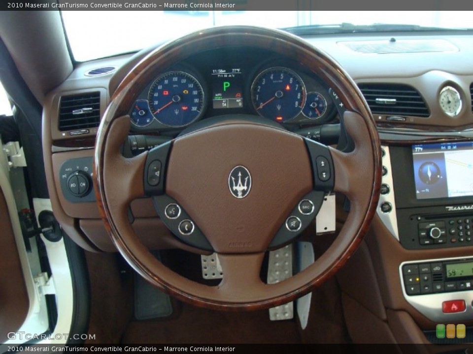 Marrone Corniola Interior Steering Wheel for the 2010 Maserati GranTurismo Convertible GranCabrio #52077386