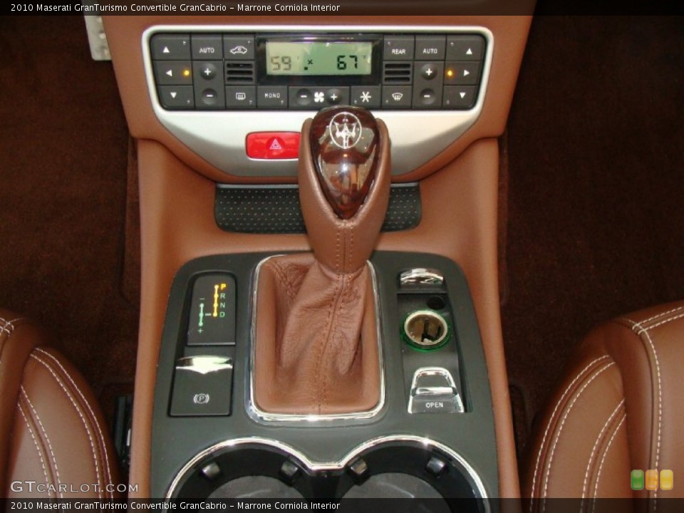 Marrone Corniola Interior Transmission for the 2010 Maserati GranTurismo Convertible GranCabrio #52077428