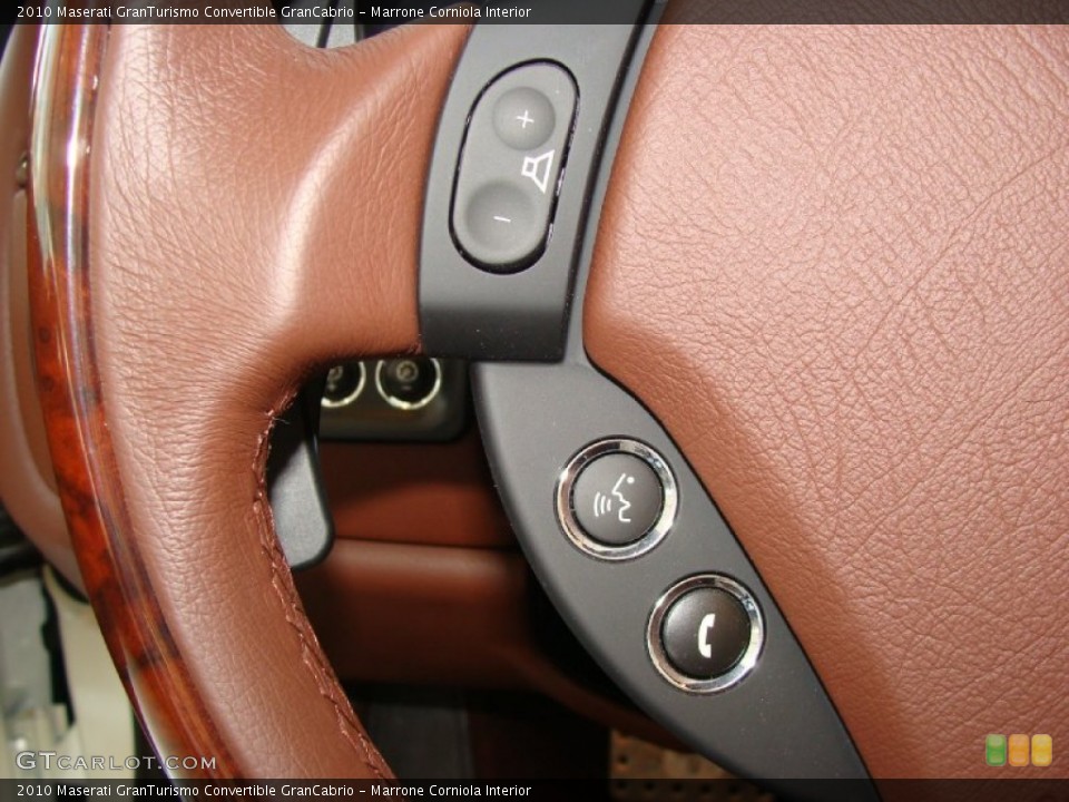 Marrone Corniola Interior Controls for the 2010 Maserati GranTurismo Convertible GranCabrio #52077452