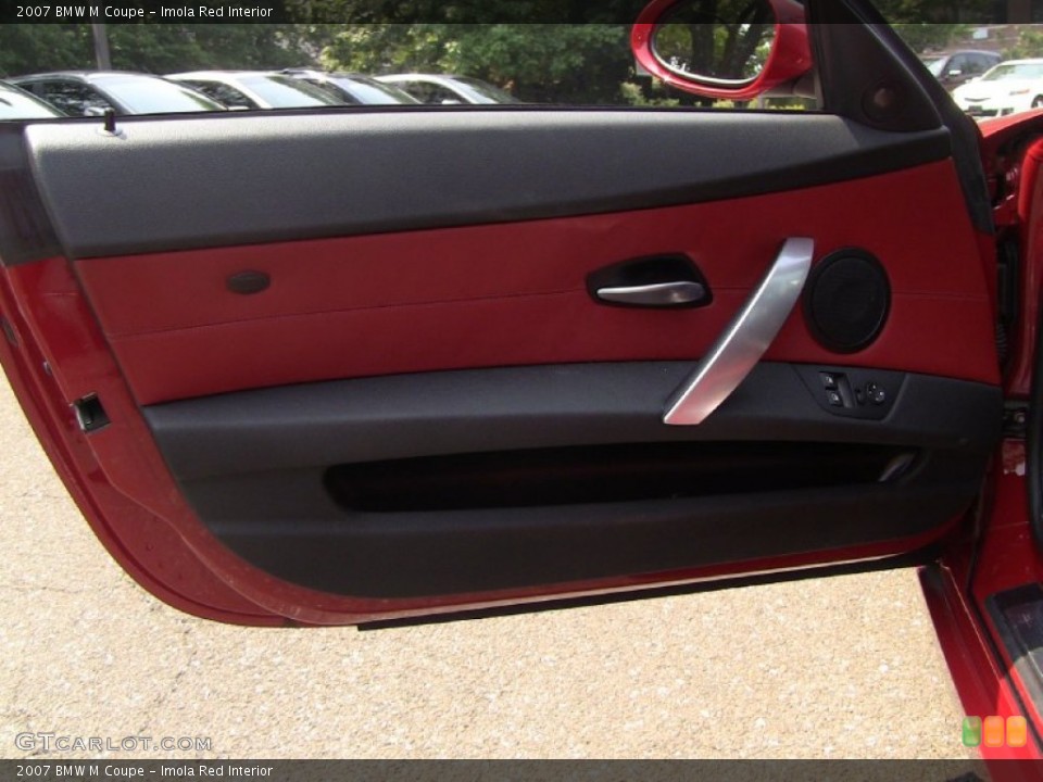 Imola Red Interior Door Panel for the 2007 BMW M Coupe #52077665