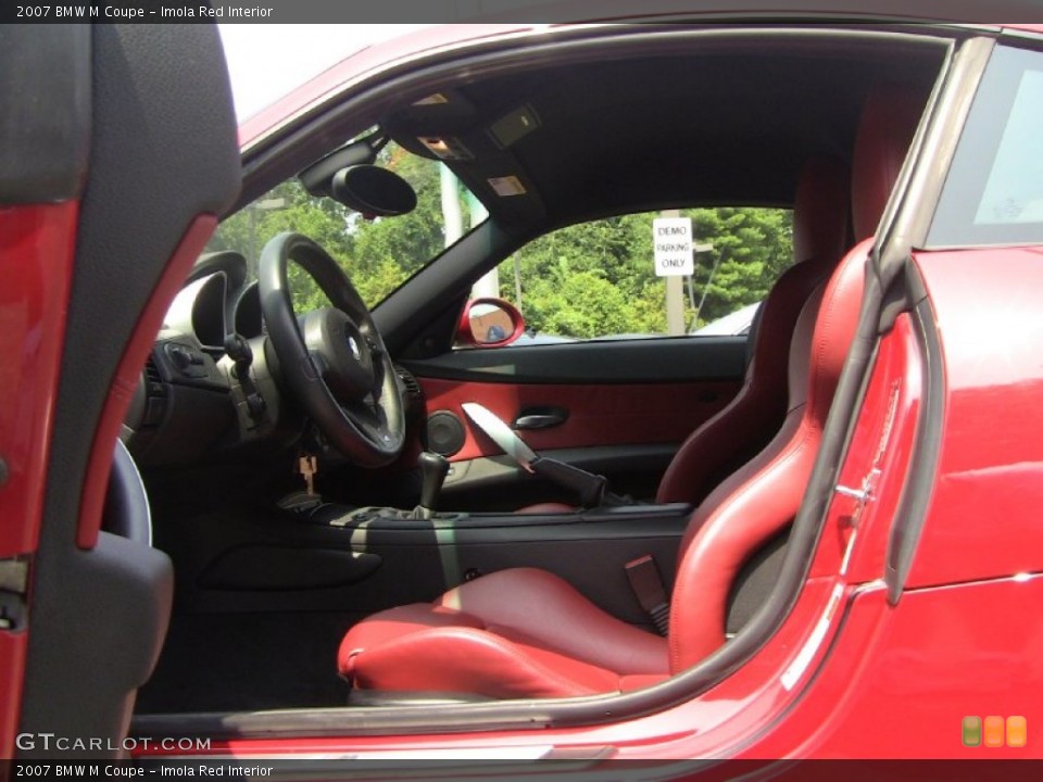 Imola Red Interior Photo for the 2007 BMW M Coupe #52077719