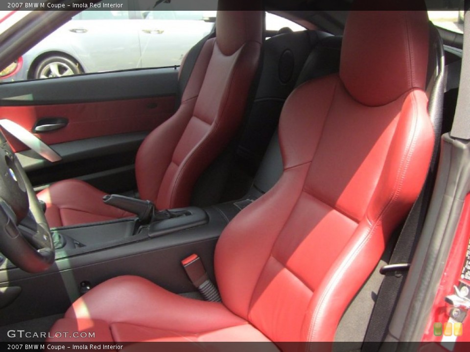 Imola Red Interior Photo for the 2007 BMW M Coupe #52077776