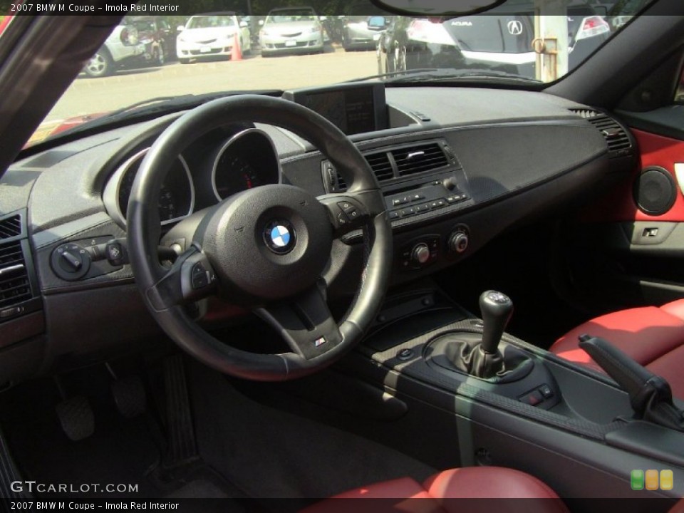 Imola Red Interior Dashboard for the 2007 BMW M Coupe #52077788