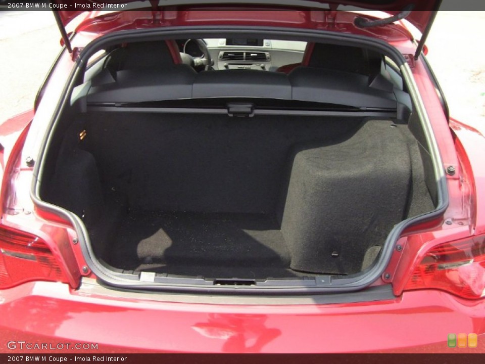 Imola Red Interior Trunk for the 2007 BMW M Coupe #52077815