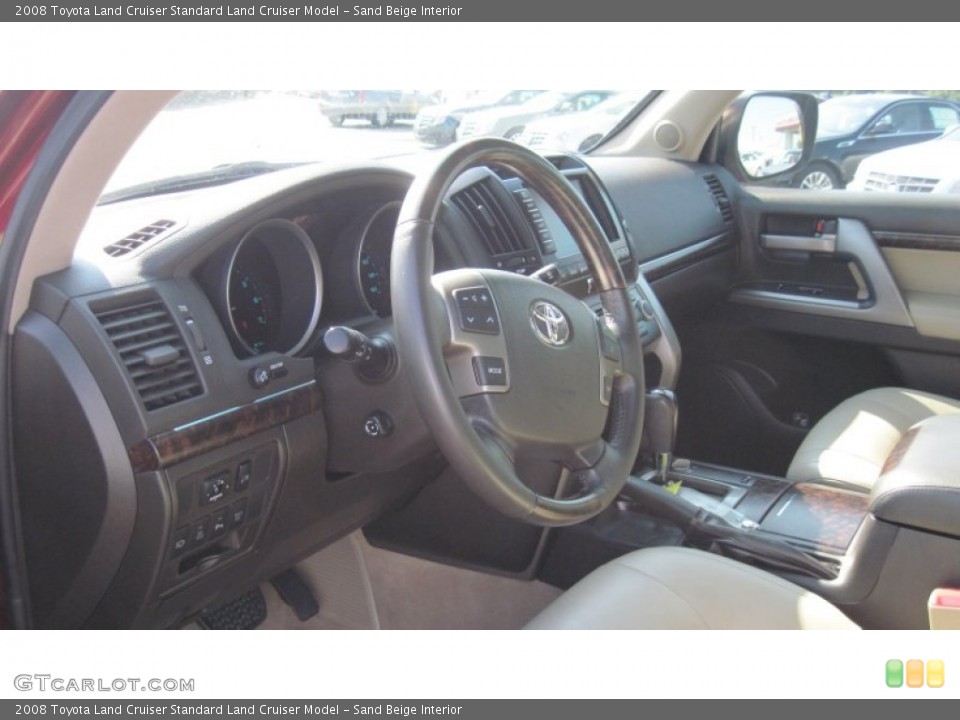 Sand Beige Interior Photo for the 2008 Toyota Land Cruiser  #52079798