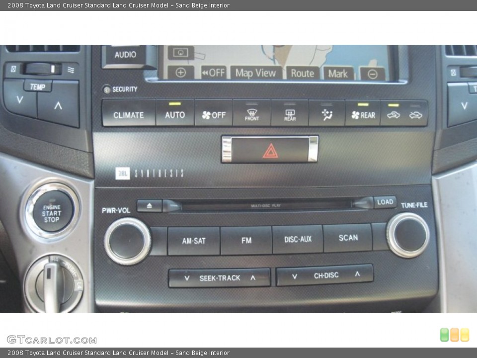 Sand Beige Interior Controls for the 2008 Toyota Land Cruiser  #52079981