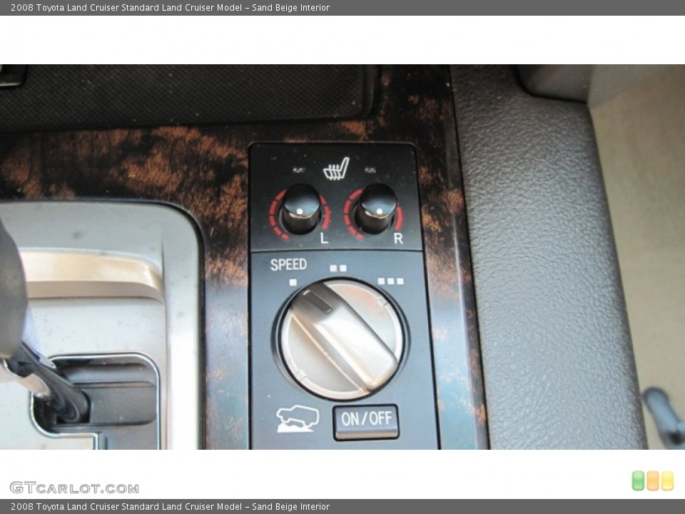 Sand Beige Interior Controls for the 2008 Toyota Land Cruiser  #52079990
