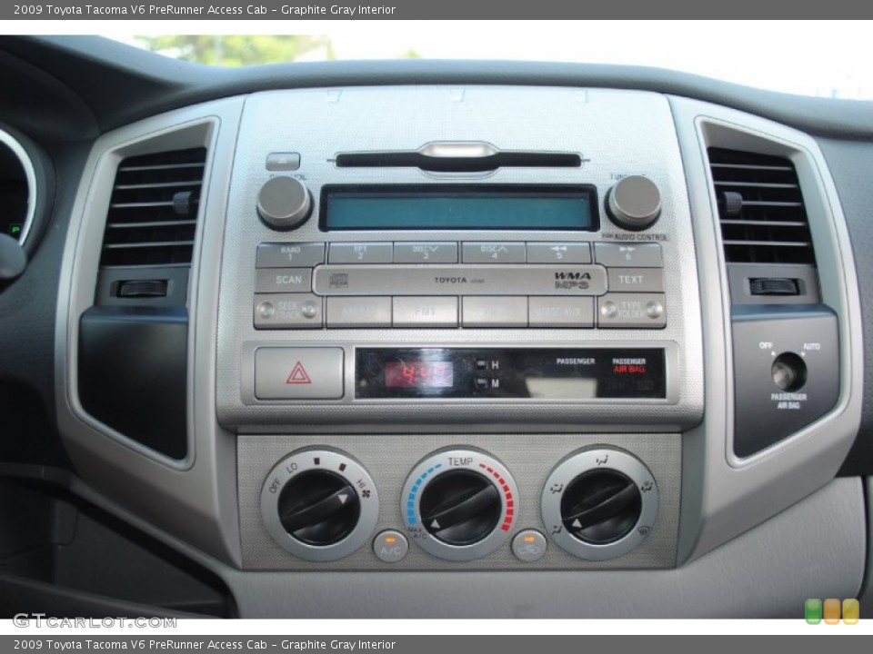 Graphite Gray Interior Controls for the 2009 Toyota Tacoma V6 PreRunner Access Cab #52083314