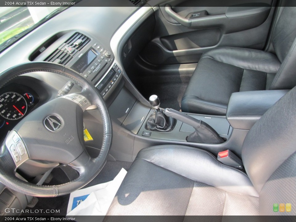 Ebony Interior Photo for the 2004 Acura TSX Sedan #52084373