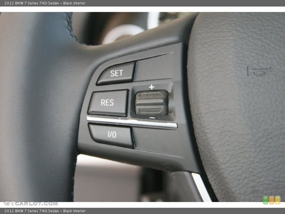 Black Interior Controls for the 2012 BMW 7 Series 740i Sedan #52085396