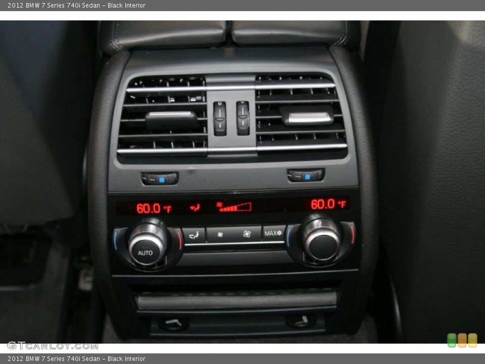 Black Interior Controls for the 2012 BMW 7 Series 740i Sedan #52085417
