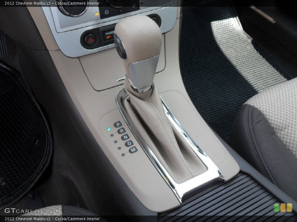 Cocoa/Cashmere Interior Transmission for the 2012 Chevrolet Malibu LS #52085462