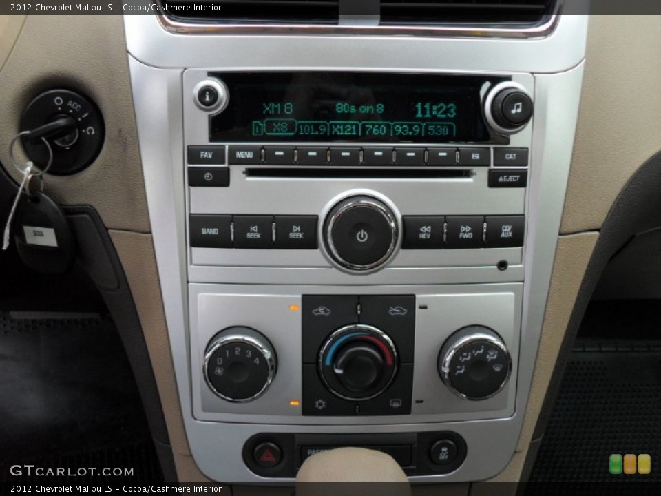Cocoa/Cashmere Interior Controls for the 2012 Chevrolet Malibu LS #52085468