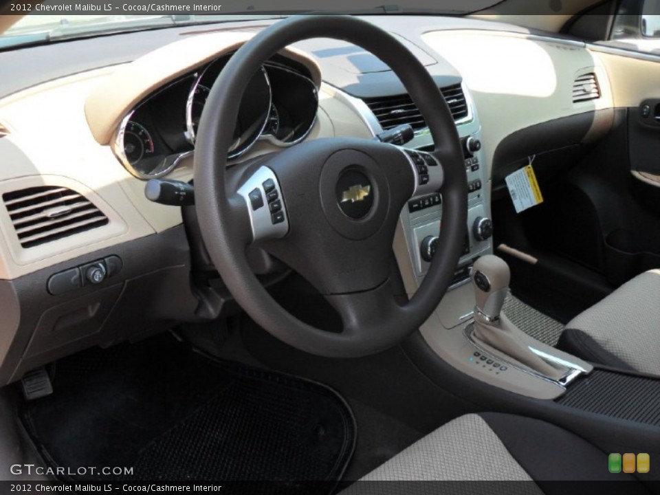 Cocoa/Cashmere Interior Dashboard for the 2012 Chevrolet Malibu LS #52085558