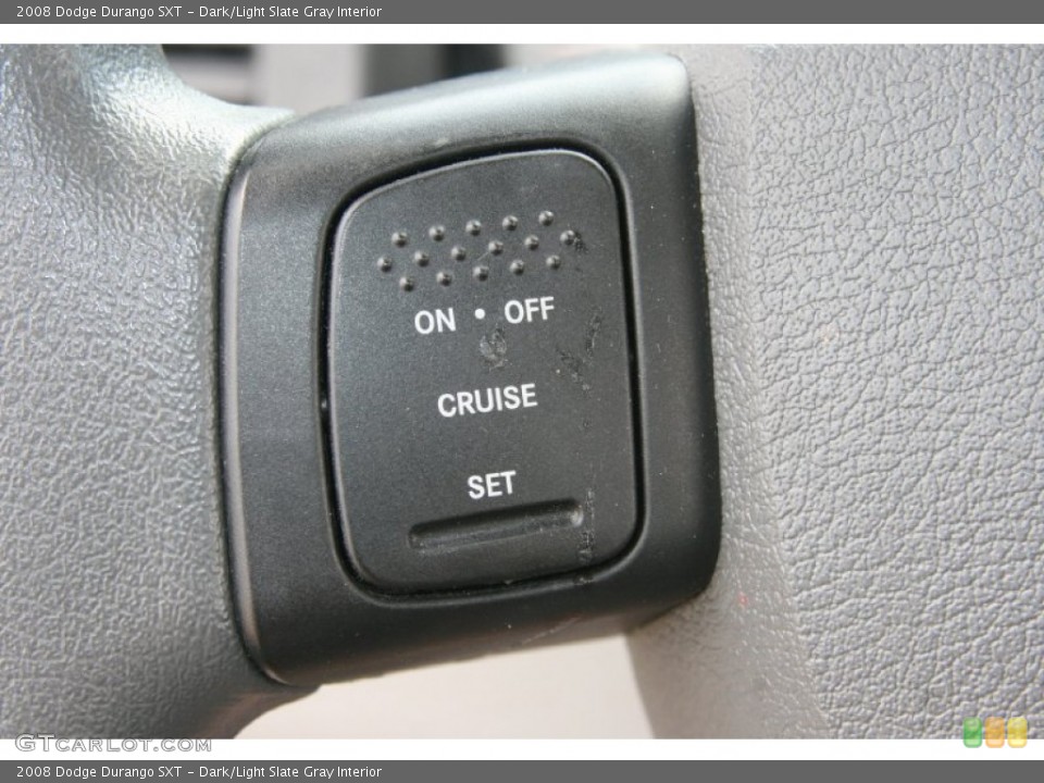 Dark/Light Slate Gray Interior Controls for the 2008 Dodge Durango SXT #52086305