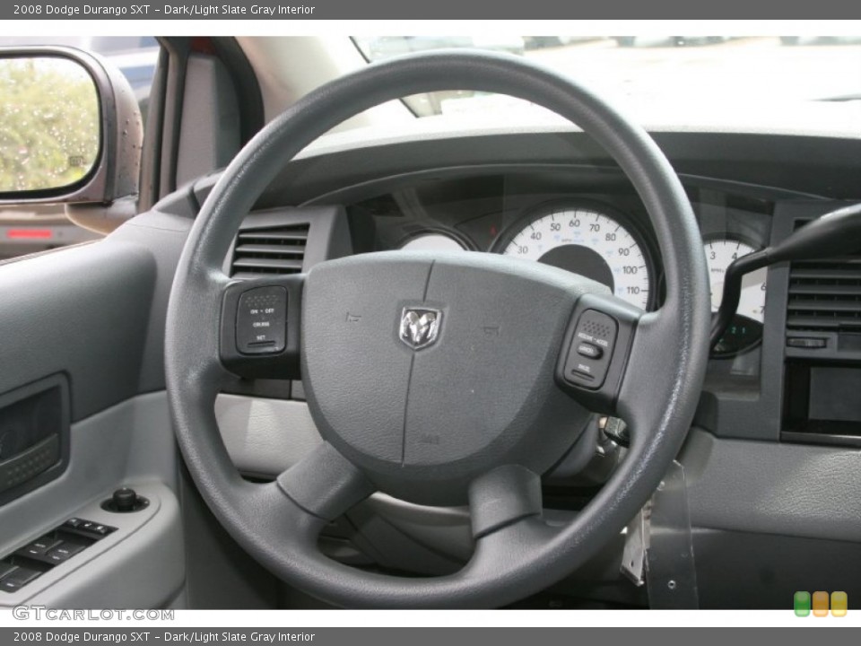 Dark/Light Slate Gray Interior Steering Wheel for the 2008 Dodge Durango SXT #52086317