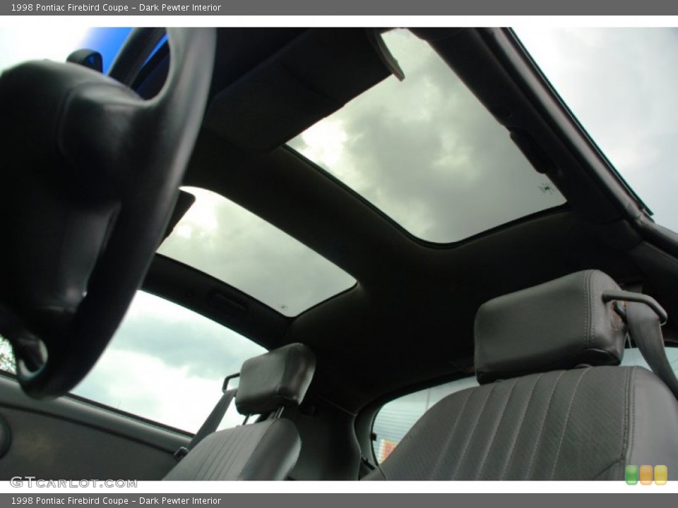 Dark Pewter Interior Sunroof for the 1998 Pontiac Firebird Coupe #52089047
