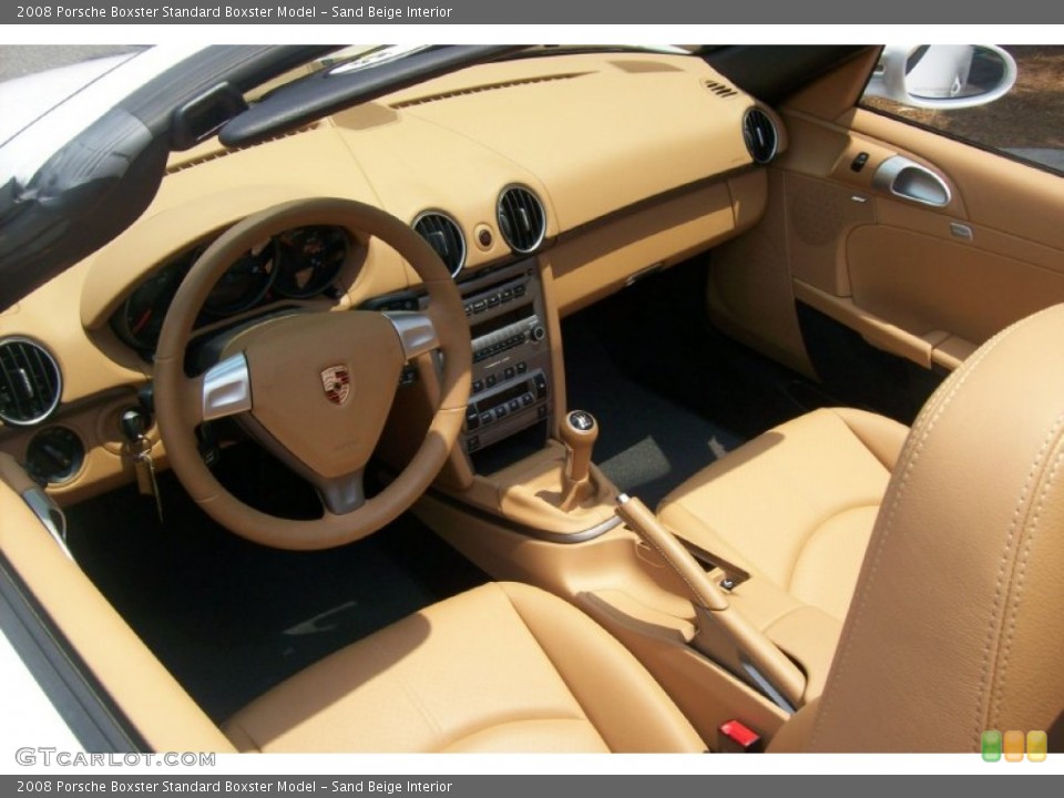Sand Beige Interior Prime Interior for the 2008 Porsche Boxster  #52089308