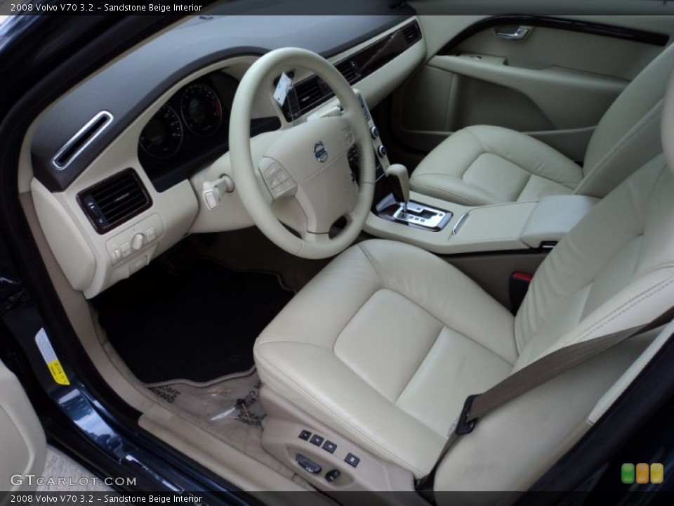 Sandstone Beige Interior Photo for the 2008 Volvo V70 3.2 #52089341