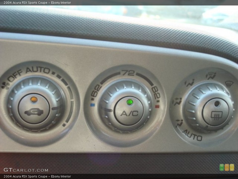Ebony Interior Controls for the 2004 Acura RSX Sports Coupe #52090259