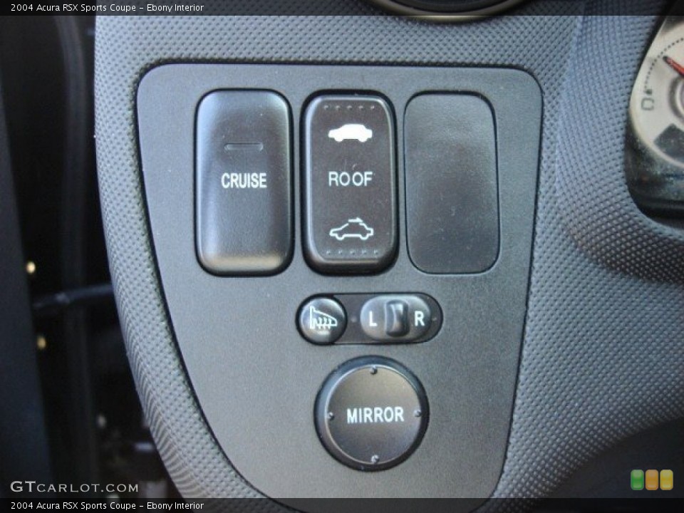 Ebony Interior Controls for the 2004 Acura RSX Sports Coupe #52090337