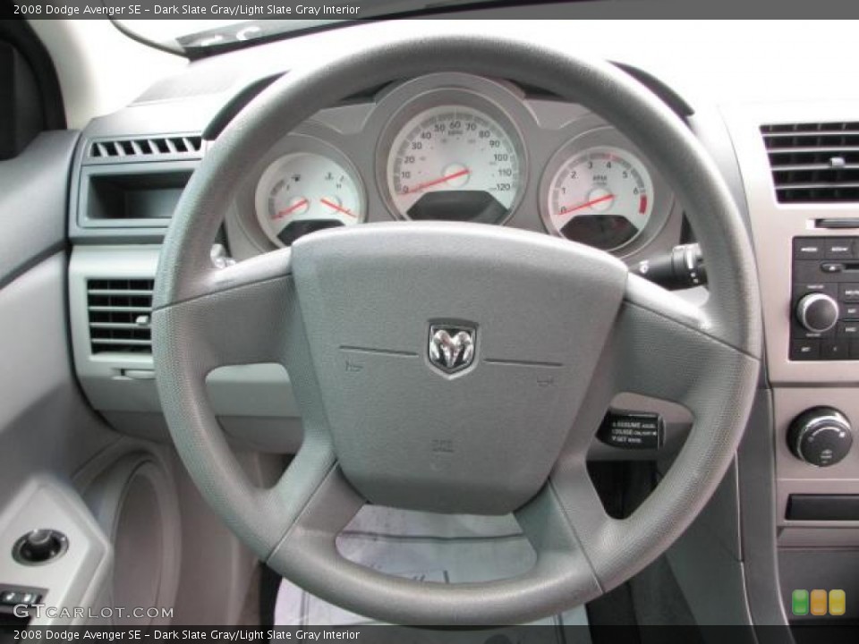 Dark Slate Gray/Light Slate Gray Interior Steering Wheel for the 2008 Dodge Avenger SE #52093370