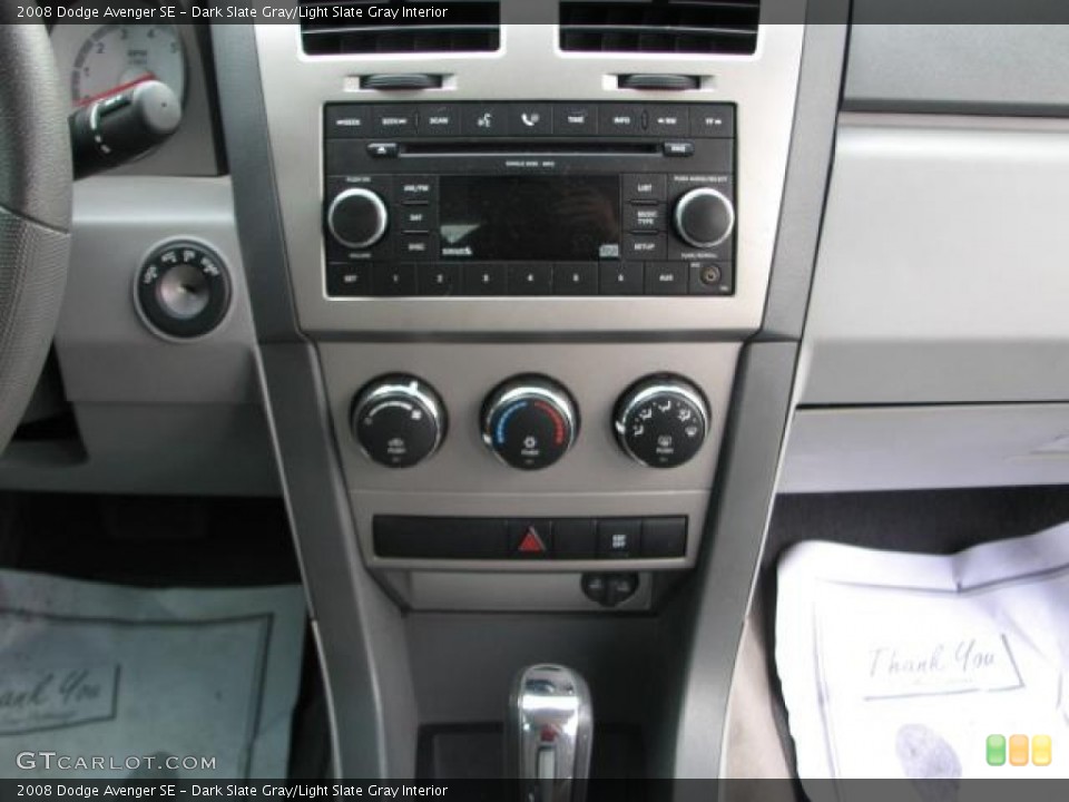 Dark Slate Gray/Light Slate Gray Interior Controls for the 2008 Dodge Avenger SE #52093385