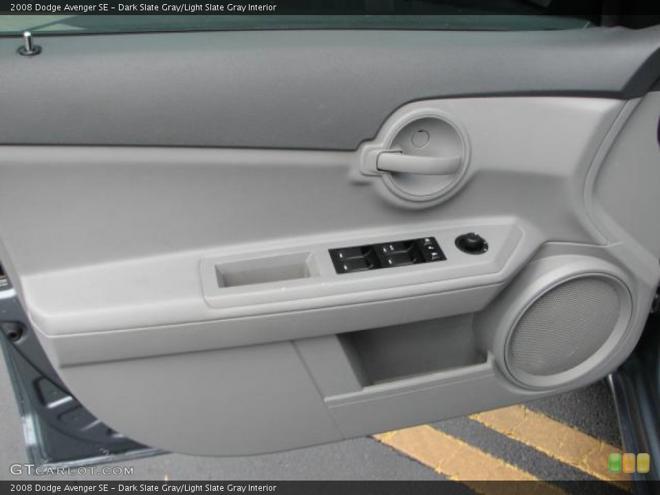 Dark Slate Gray/Light Slate Gray Interior Door Panel for the 2008 Dodge Avenger SE #52093415