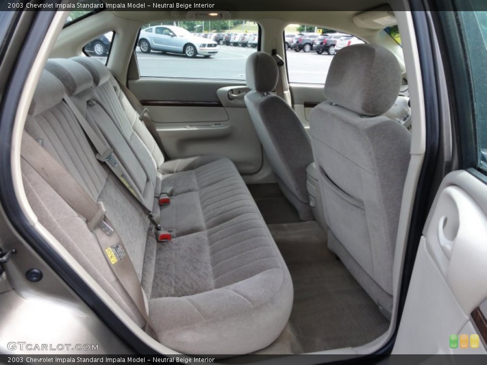 Neutral Beige Interior Photo for the 2003 Chevrolet Impala  #52094567