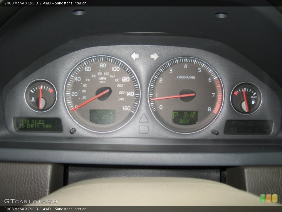 Sandstone Interior Gauges for the 2008 Volvo XC90 3.2 AWD #52094612