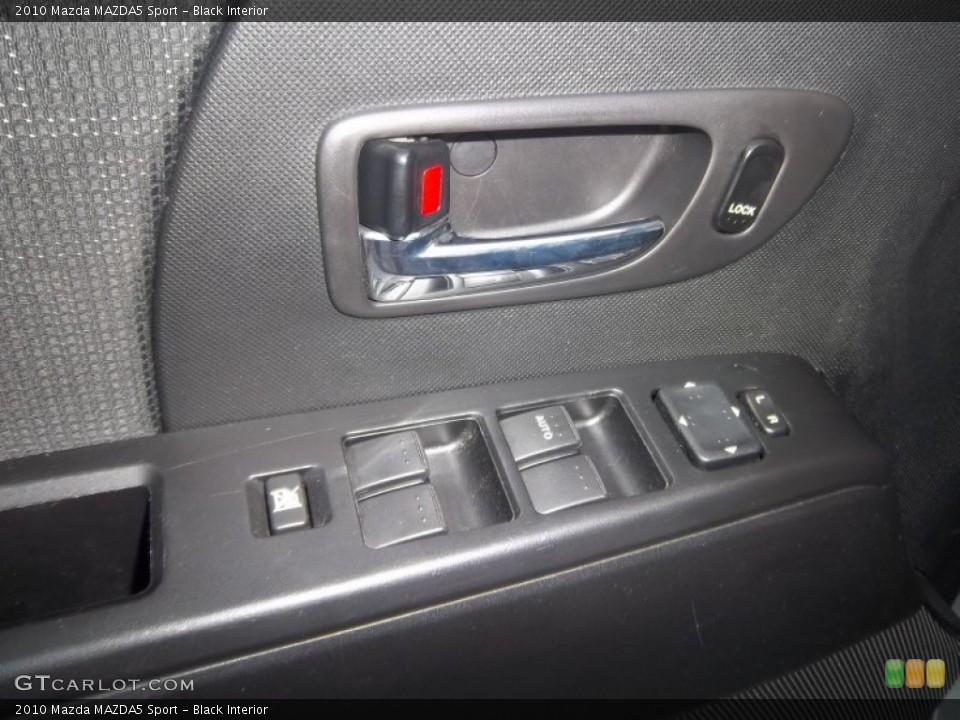 Black Interior Controls for the 2010 Mazda MAZDA5 Sport #52094873